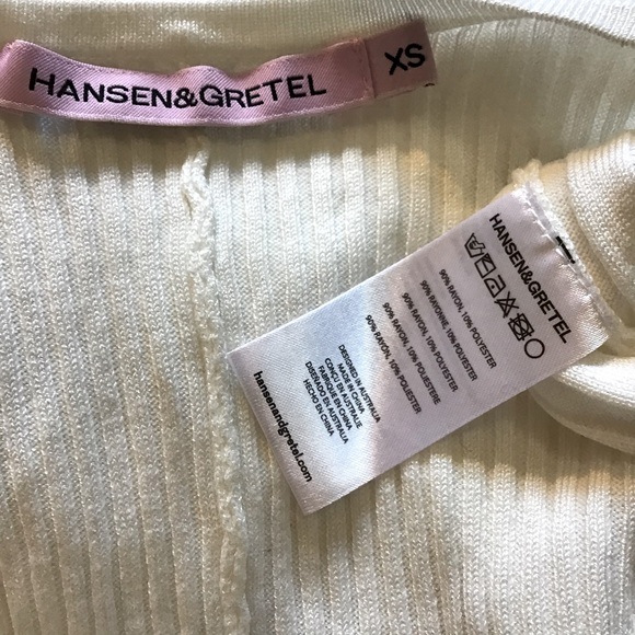 Hansen & Gretel Women’s Sleeveless White Dress Size XS - Picture 3 of 3